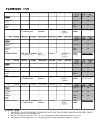 Colorado Earnings Log - Fill Out, Sign Online and Download PDF ...