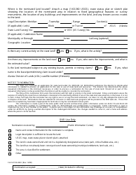 Form 102-4043 Nomination of State Land for Sale - Alaska, Page 3
