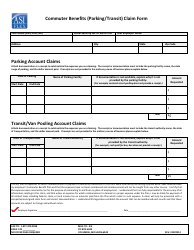 Document preview: Commuter Benefits (Parking/Transit) Claim Form - Asi Flex