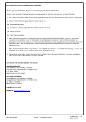 Form URC-1-1.1 Information Statement - Connecticut, Page 3