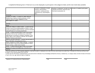 Form DACS-01843 Nslp Civil Rights Compliance Questionnaire - Florida, Page 3