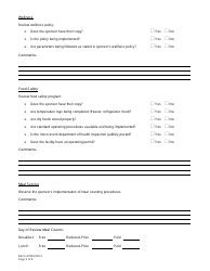 Form DACS-01853 Nslp Claim Review Report Form - Florida, Page 3