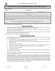 DJJ Form HS002 Authority for Evaluation and Treatment (Aet) - Florida