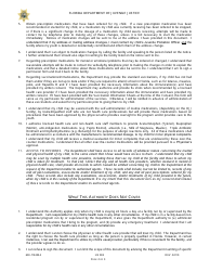 DJJ Form HS002 Authority for Evaluation and Treatment (Aet) - Florida, Page 2