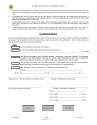 DJJ Form HS002 Authority for Evaluation and Treatment (Aet) - Florida, Page 3