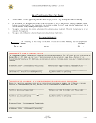 DJJ Form HS057 Limited Consent for Evaluation and Treatment - Florida, Page 2