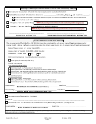 DJJ Form MHSA002 Suicide Risk Screening Instrument (Srsi) - Florida, Page 5
