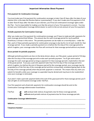 Connecticut Continuation Coverage Election Notice Form - Connecticut, Page 8
