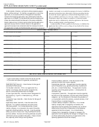 Form ABC-211-SIG Application Signature Sheet (&quot;sign on&quot;) - California, Page 2