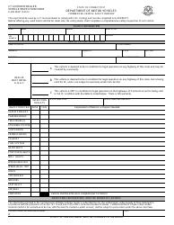 Document preview: Form K-208 Ct Licensed Dealer Vehicle Inspection Form - Connecticut
