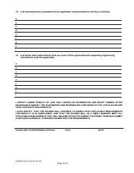 ADEM Form 103 Construction/Operating Permit Application Facility Identification Form - Alabama, Page 7