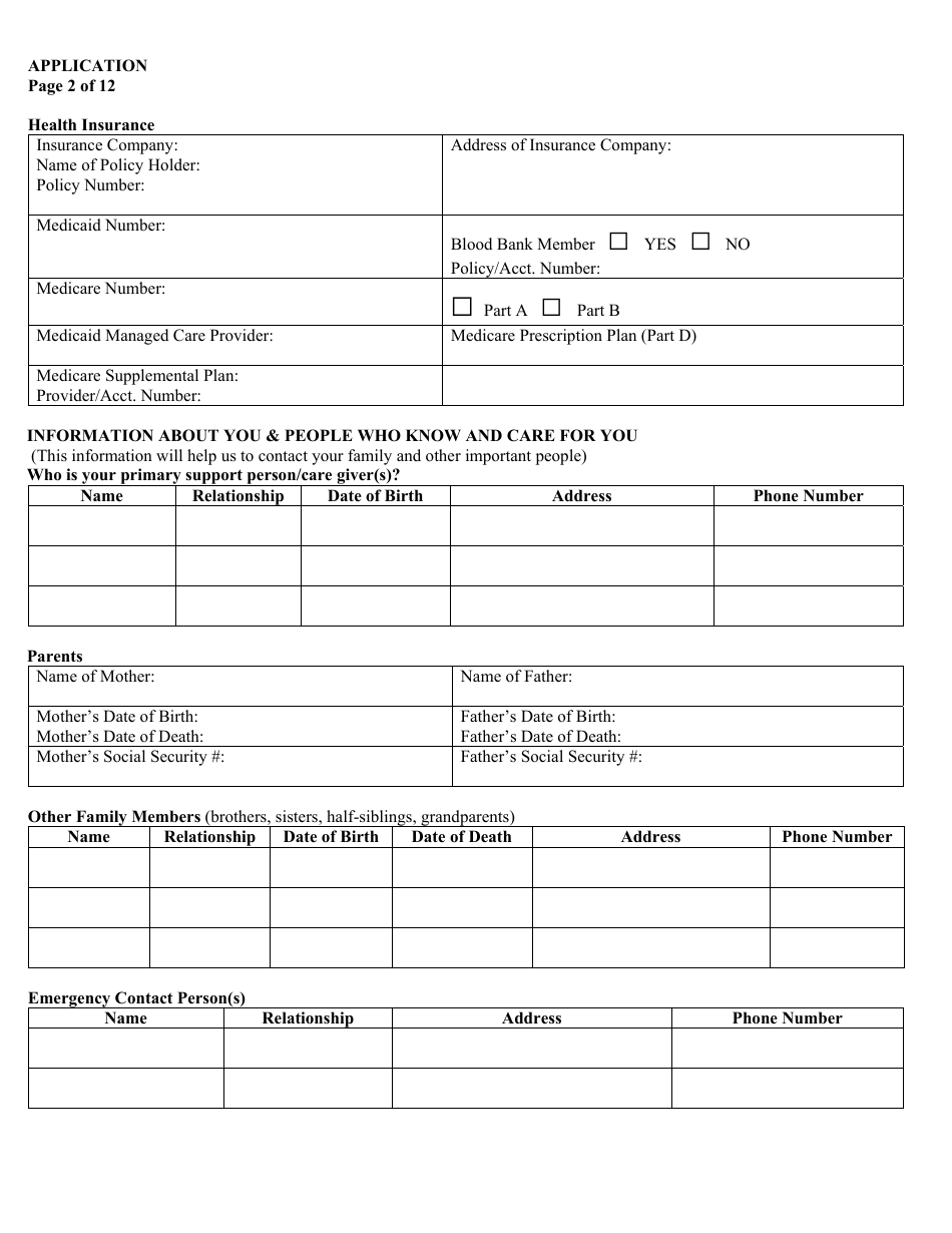 Form 09 / ADMIN Application for Services - Delaware, Page 4
