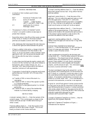 Document preview: Instructions for Form ABC-227 Notice of Intended Transfer of Retail Alcoholic Beverage License Under Sections 24073 and 24074 California Business and Professions Code - California