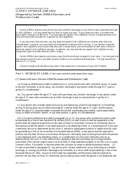 Document preview: Form ABC-299 Clerk's Affidavit and Sign - California