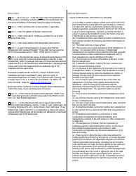 Document preview: Instructions for Form ABC-412 Beer Brand Registration - California