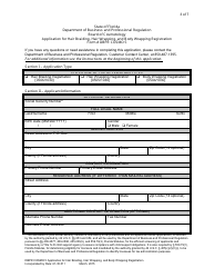 Form DBPR COSMO5 Application for Hair Braiding, Hair Wrapping and Body Wrapping Registration - Florida, Page 3