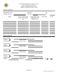 &quot;Incident / Complaint Report Form&quot; - Florida, Page 2