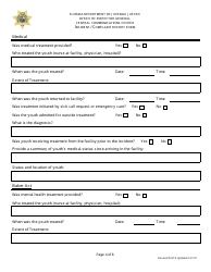 &quot;Incident / Complaint Report Form&quot; - Florida, Page 4