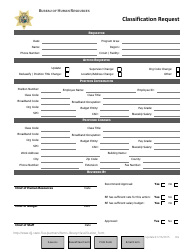 Document preview: Classification Request Form - Florida