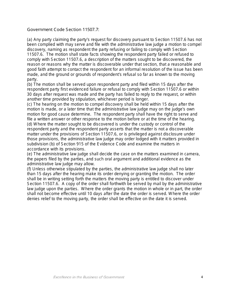 Notice of Appeal - Disabled Veteran Business Enterprise - California, Page 4