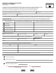 Document preview: Form JD-CL-96 Request to Conform Case Initiation Data Entry to Summons - Connecticut