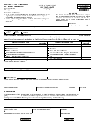 Document preview: Form JD-CL-122 Certificate of Completion of Limited Appearance - Connecticut