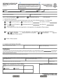 Document preview: Form JD-HM-26 Defendant's Affidavit and Objection to Execution - Connecticut