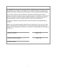 Attachment F Employee Drug Testing Referral Form - Florida, Page 2