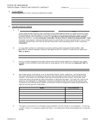 Form PCS-1 Professional Consultant Services Contract - Arkansas, Page 3