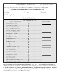 Document preview: Required Confidential Information Form - Feed Exemption Licence - Arkansas