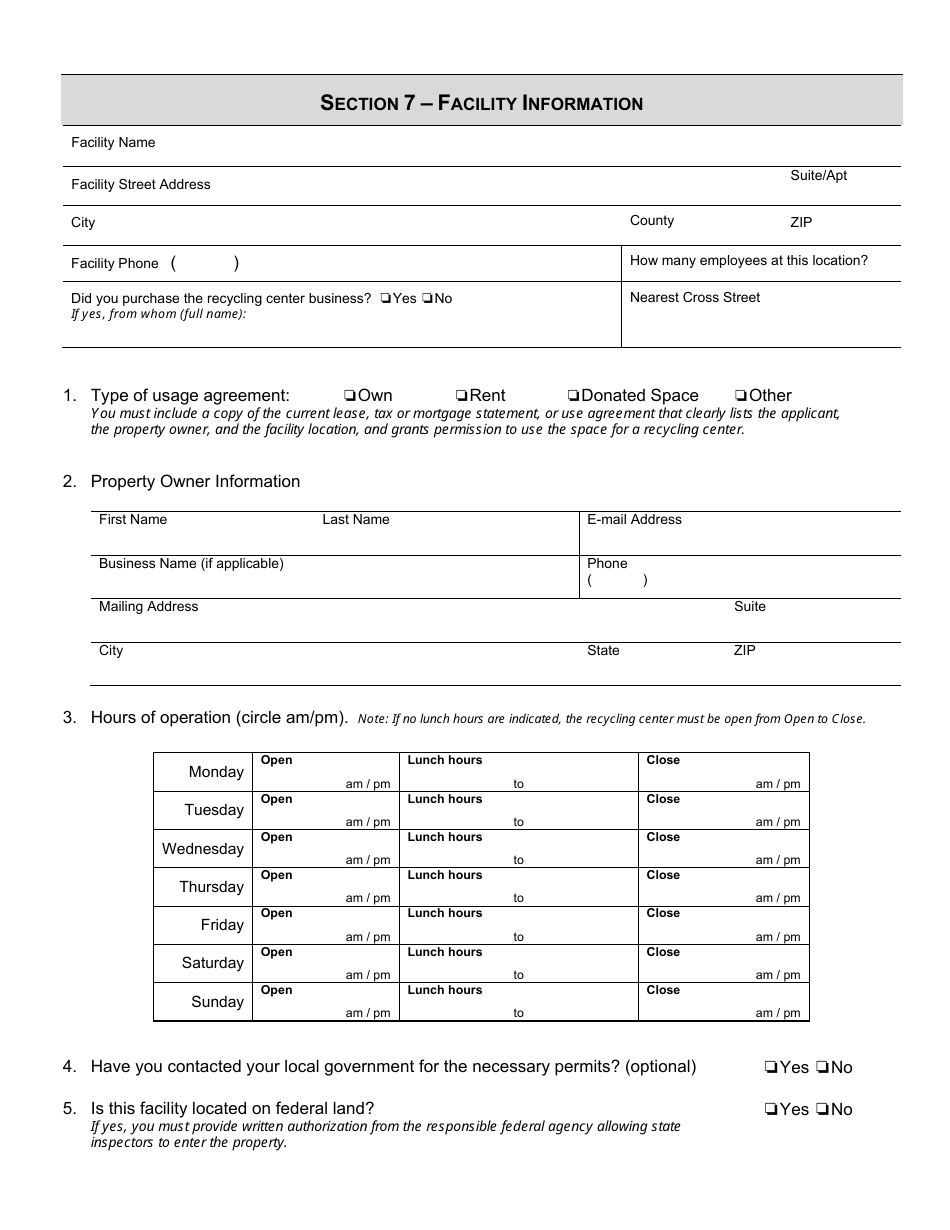 Form CalRecycle770 - Fill Out, Sign Online And Download Fillable PDF ...