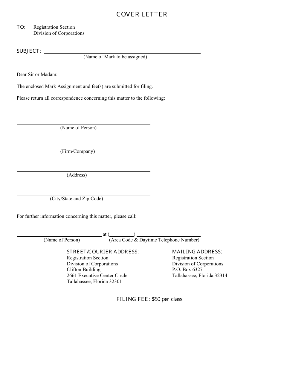Form INHS27 Assignment of Mark Registration - Florida, Page 2