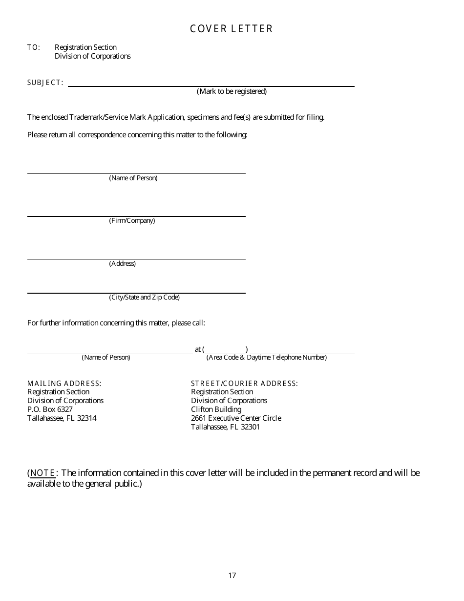 Trademark - Service Mark Registration and Use - Florida, Page 20