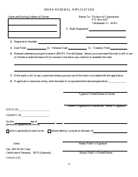 Trademark - Service Mark Registration and Use - Florida, Page 26