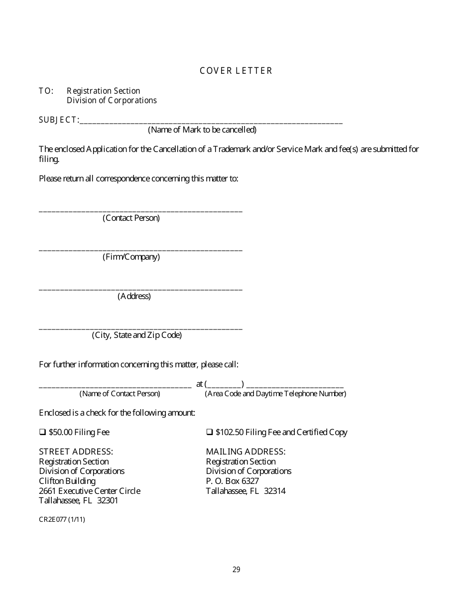 Florida Trademark - Service Mark Registration and Use - Fill Out, Sign ...