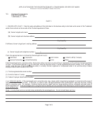 Form CR2E014 Application for the Registration of a Trademark or Service Mark - Florida, Page 7