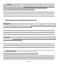 Form CR2E014 Application for the Registration of a Trademark or Service Mark - Florida, Page 8