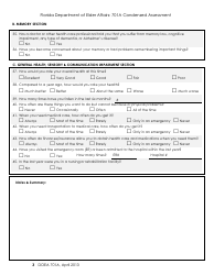 Form 701A Condensed Assessment - Florida, Page 3