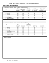 Form 701A Condensed Assessment - Florida, Page 4