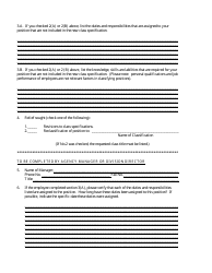 Maintenance Review Classification Appeal Form - Delaware, Page 2