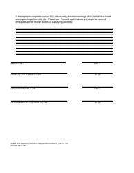 Maintenance Review Classification Appeal Form - Delaware, Page 3
