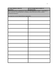 Communications Strategy - Template - Delaware, Page 2