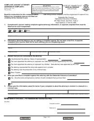 Form JD-GC-6 Complaint Against Attorney (Grievance Complaint) - Connecticut, Page 3