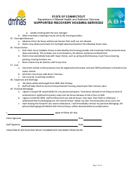 Supported Recovery Housing Services - Connecticut, Page 7