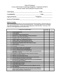 Mental Health and Substance Abuse Outpatient Referral Form - Delaware, Page 6