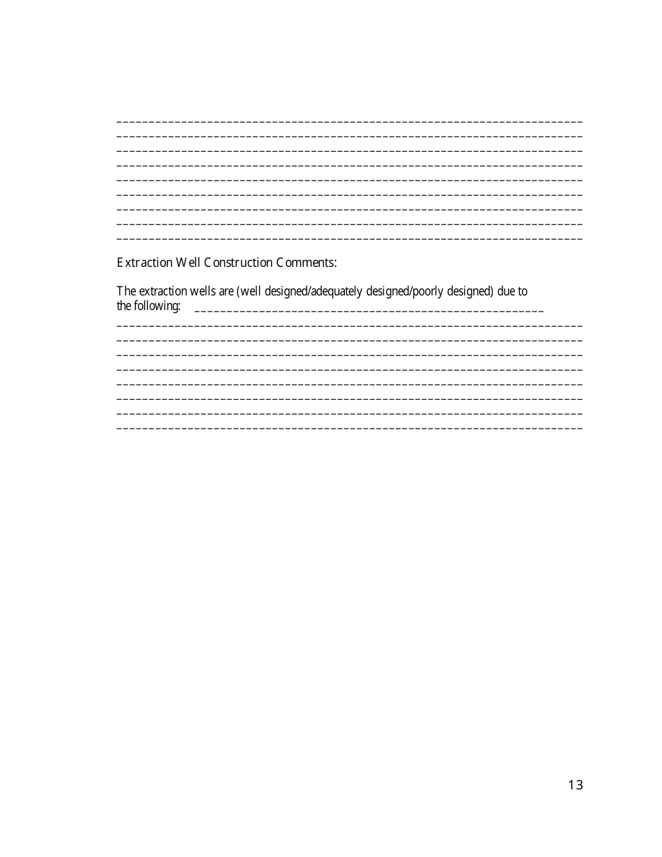 Gas Monitoring  Control System Draft Plan Review Form - California, Page 13