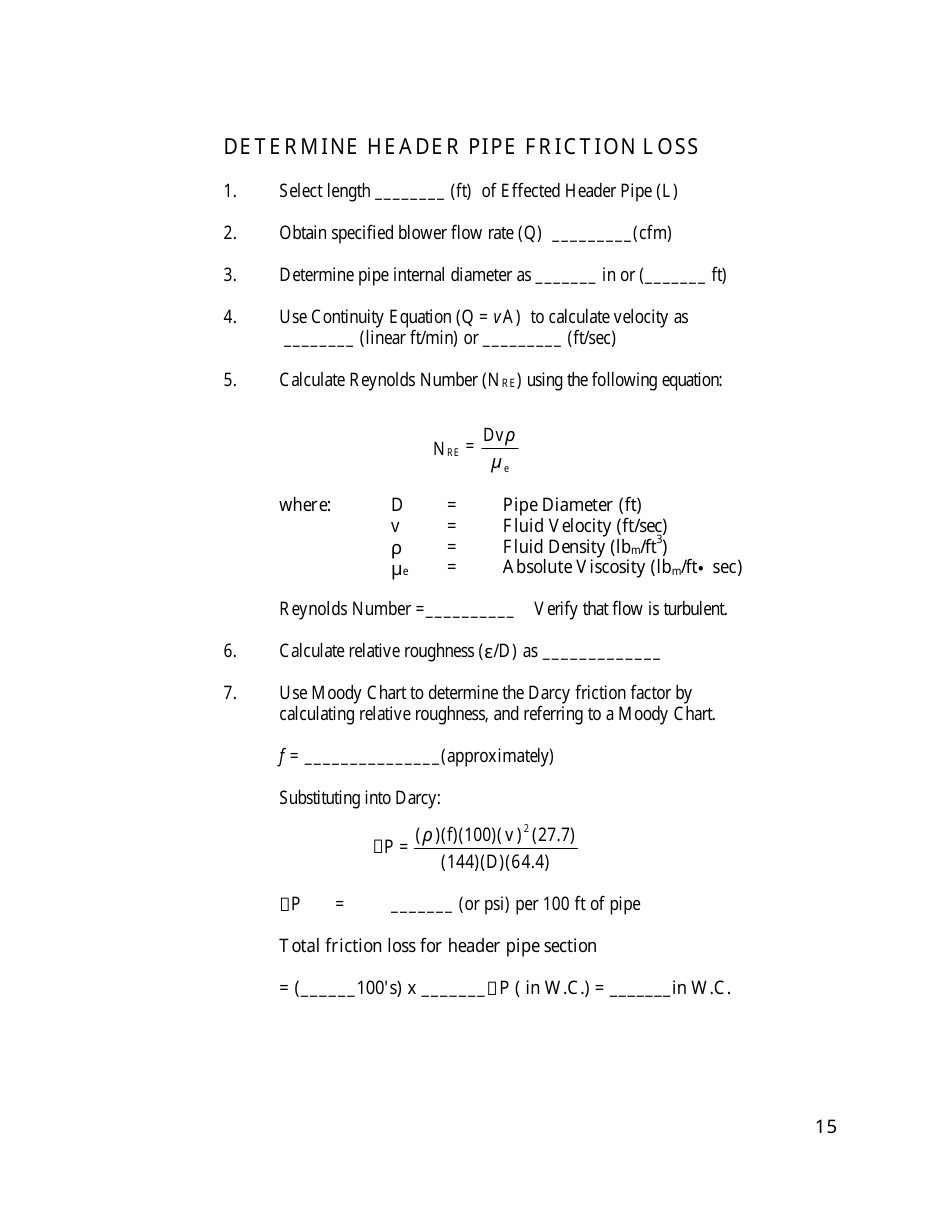 Gas Monitoring  Control System Draft Plan Review Form - California, Page 15