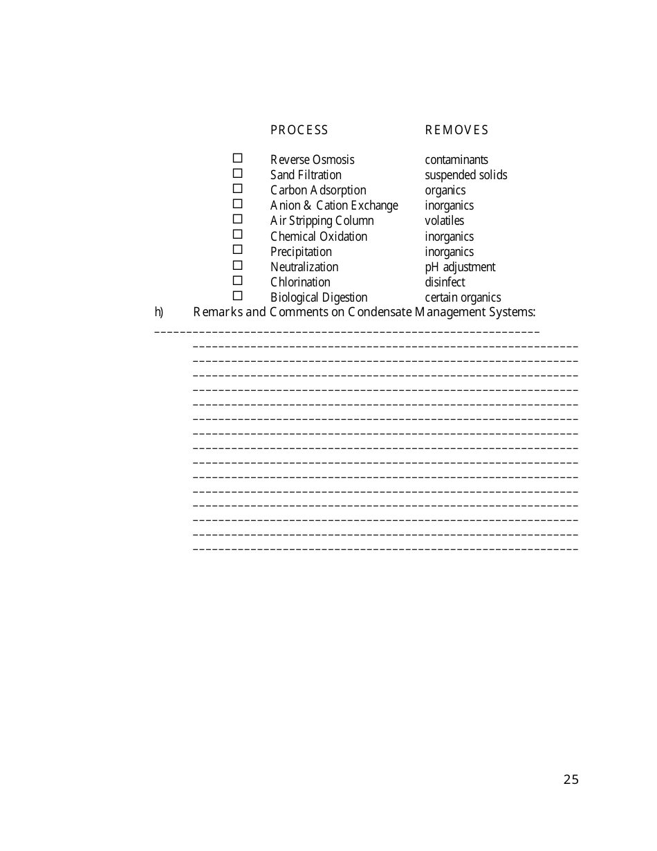 Gas Monitoring  Control System Draft Plan Review Form - California, Page 25