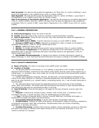 Instructions for Form CALRECYCLE E-1-77 Application for Solid Waste Facility Permit and Waste Discharge Requirements - California, Page 2