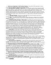 Instructions for Form CALRECYCLE E-1-77 Application for Solid Waste Facility Permit and Waste Discharge Requirements - California, Page 4